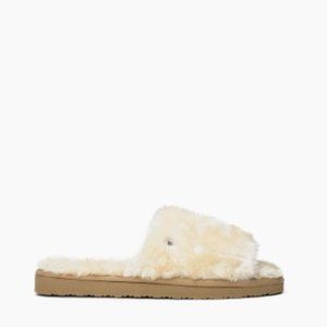 Minnetonka Women's Faux Fur Lolo Slide Slipper SIZE 9 NWB